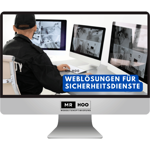 Maßgeschneiderte Webseitenerstellung für Sicherheitsdienste