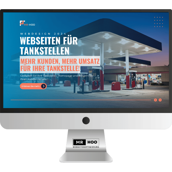 Maßgeschneiderte Webseitenerstellung für Tankstellen zur Verbesserung der Google-Platzierung