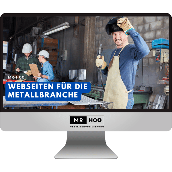 Modernes Webdesign für Metallunternehmen